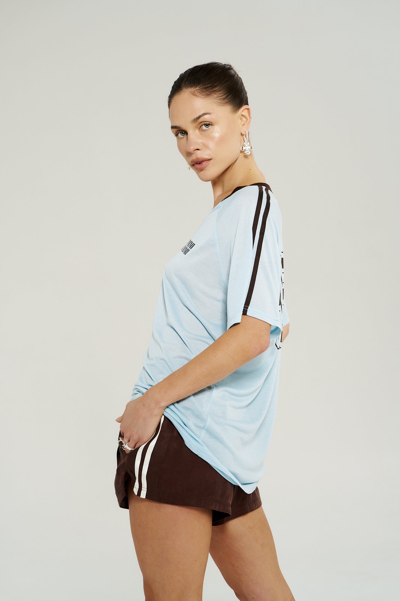 V Neck Jersey Tee