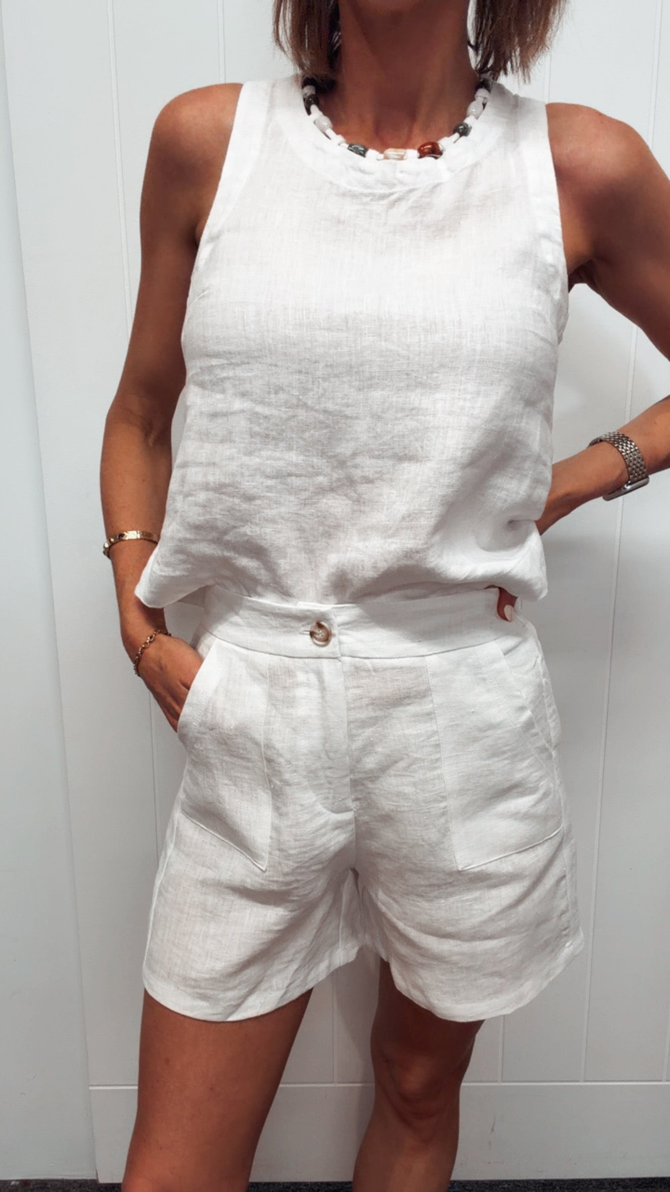 Jude Shorts - White