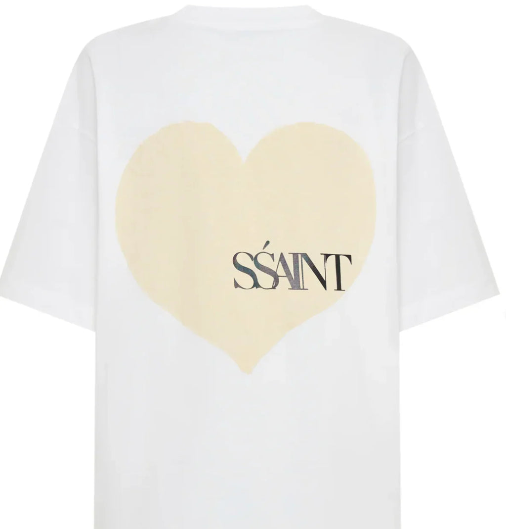 KIDS HEART TEE - CREAM