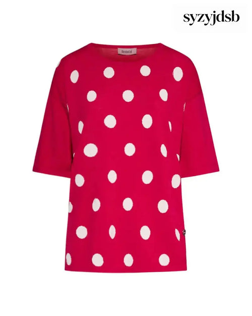 a pois in viscosa MAGENTA - M - MAGLIA