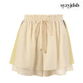 ASHA SHORTS - CANARY STRIPE / XS - Shorts