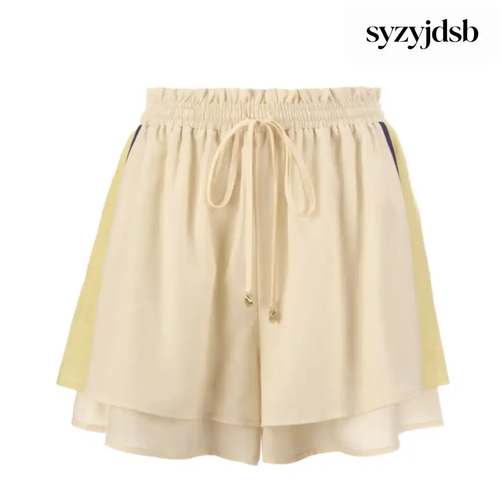 ASHA SHORTS - CANARY STRIPE / XS - Shorts