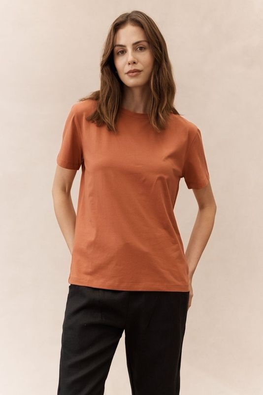 Athens Tee - Burnt Orange
