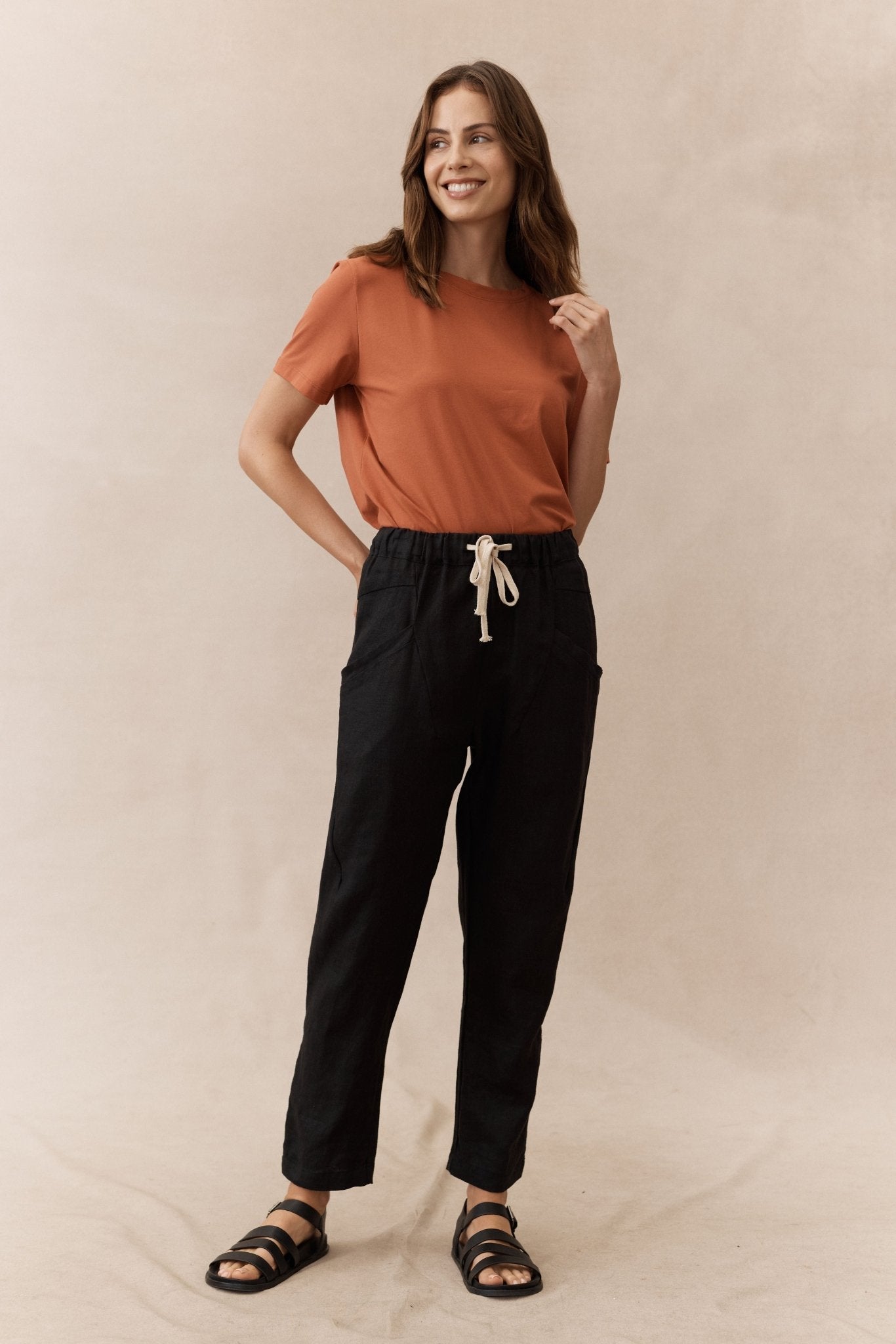 Athens Tee - Burnt Orange