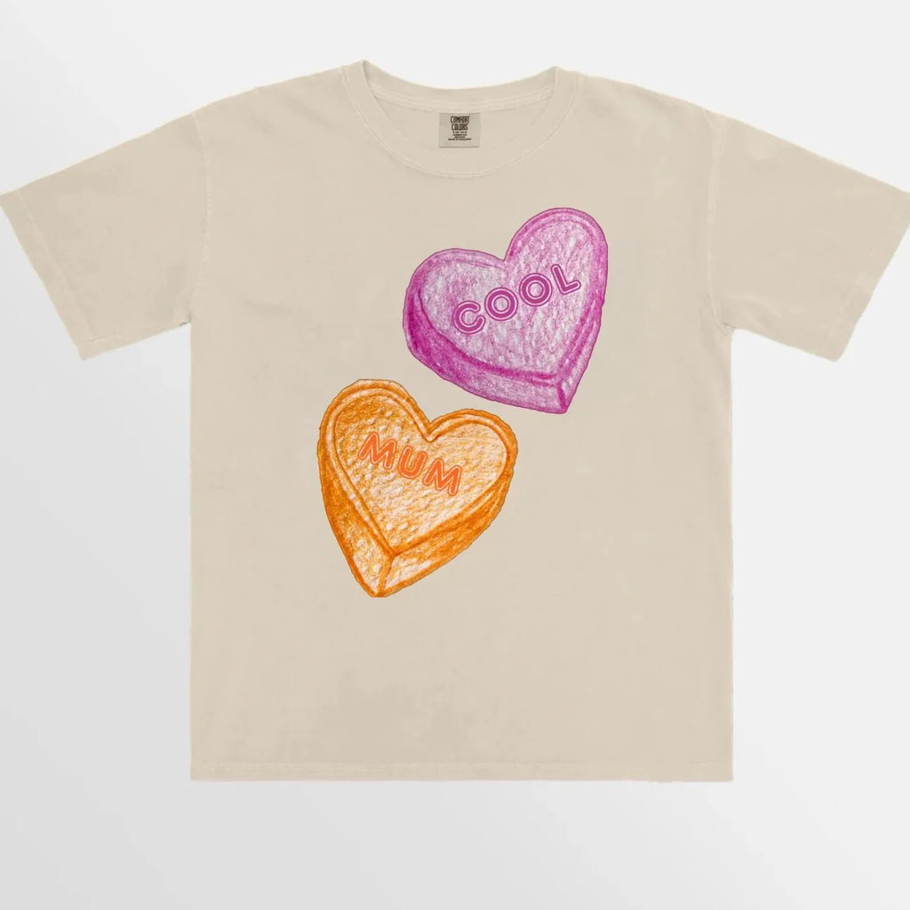 Cool Mum Regular Full Length T-Shirt - Ivory