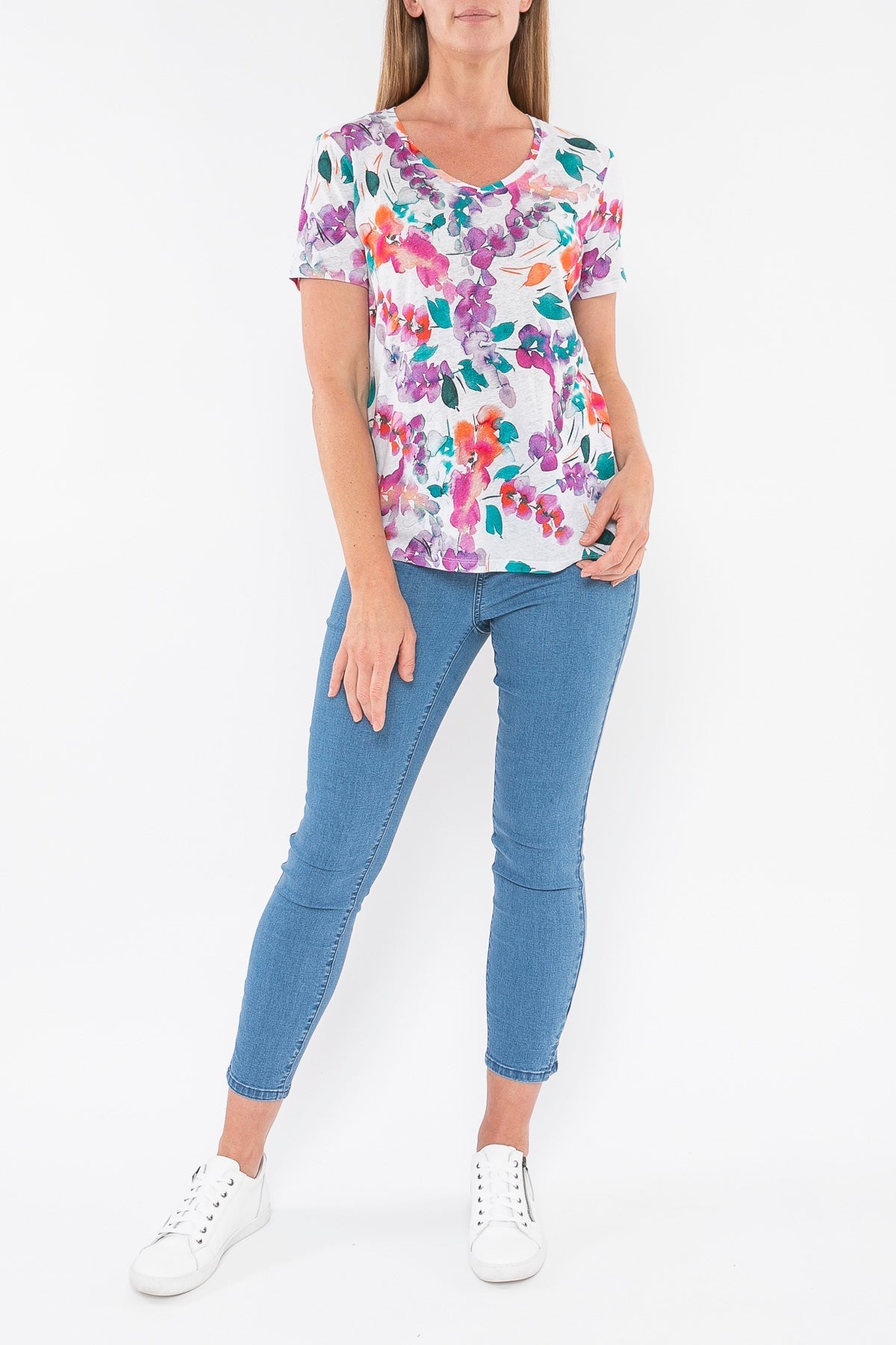 JUMP - Painterly Floral Tee