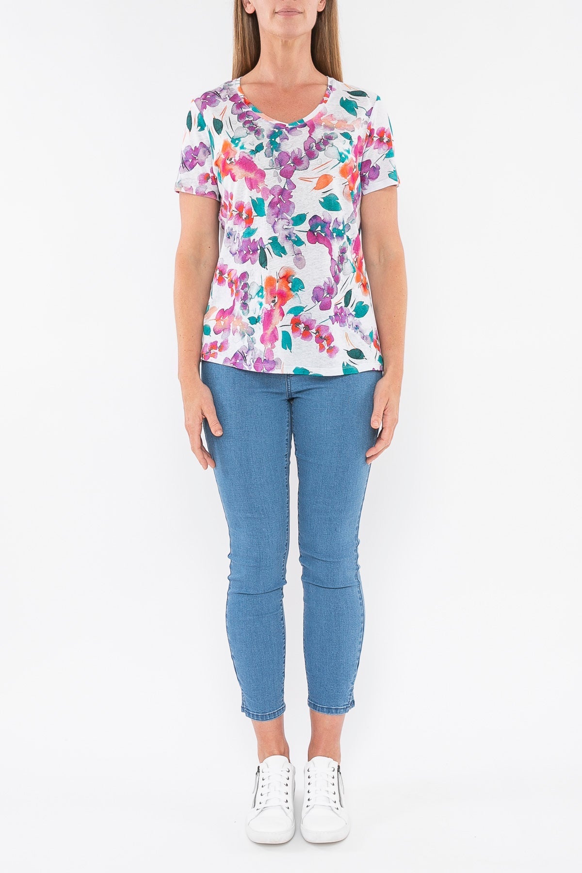 JUMP - Painterly Floral Tee