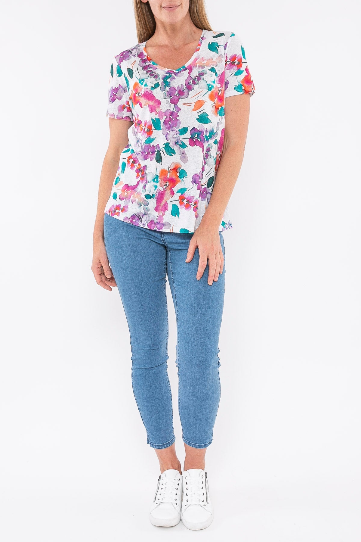 JUMP - Painterly Floral Tee