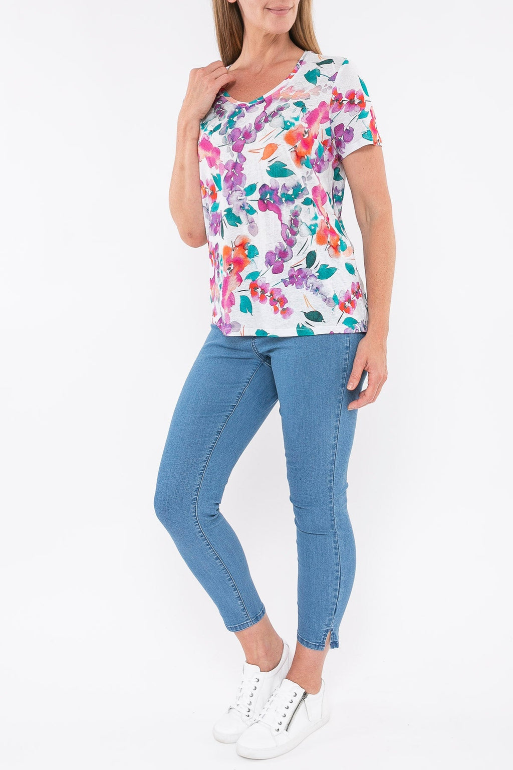 JUMP - Painterly Floral Tee