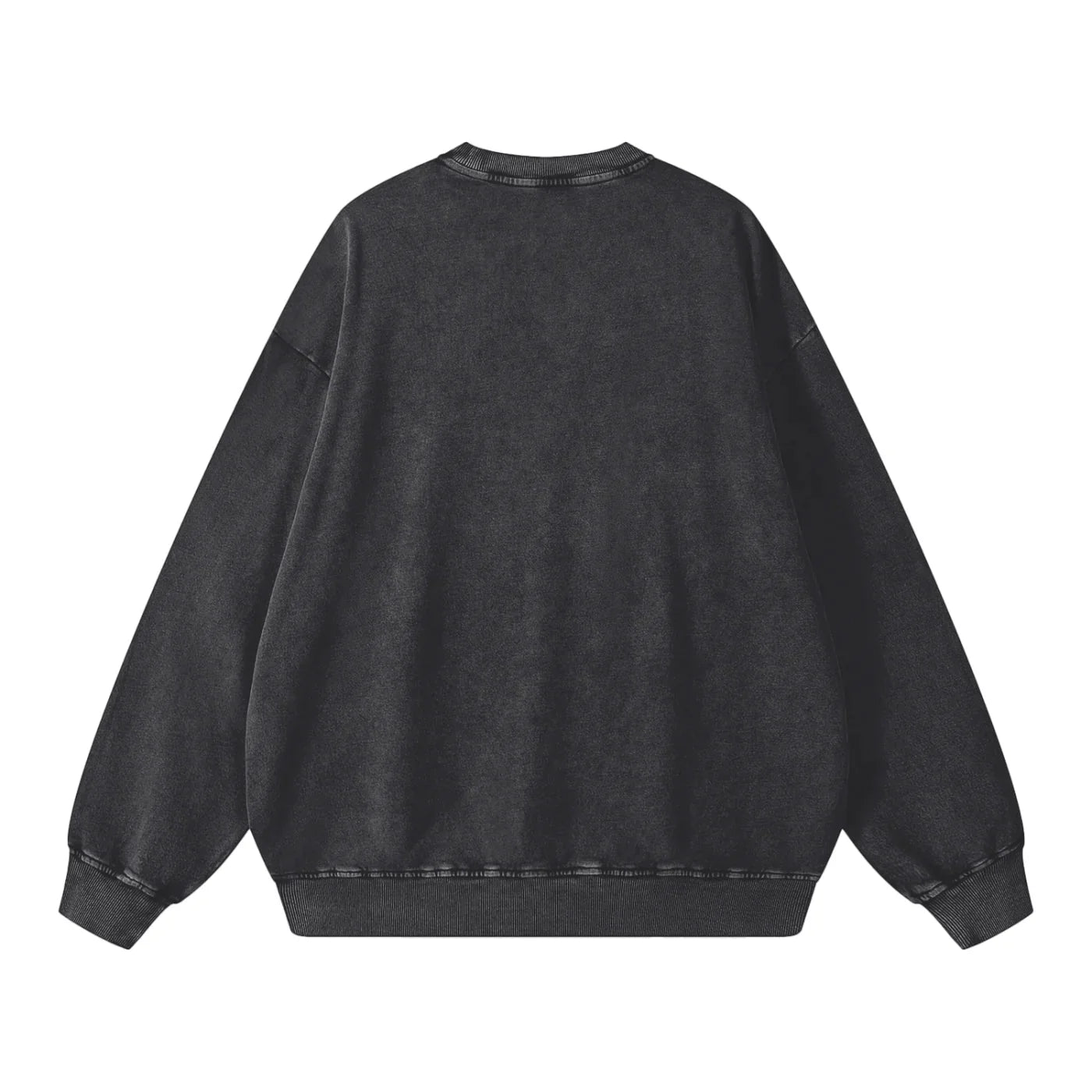 La Sirene Acid Wash Crew Neck - Black