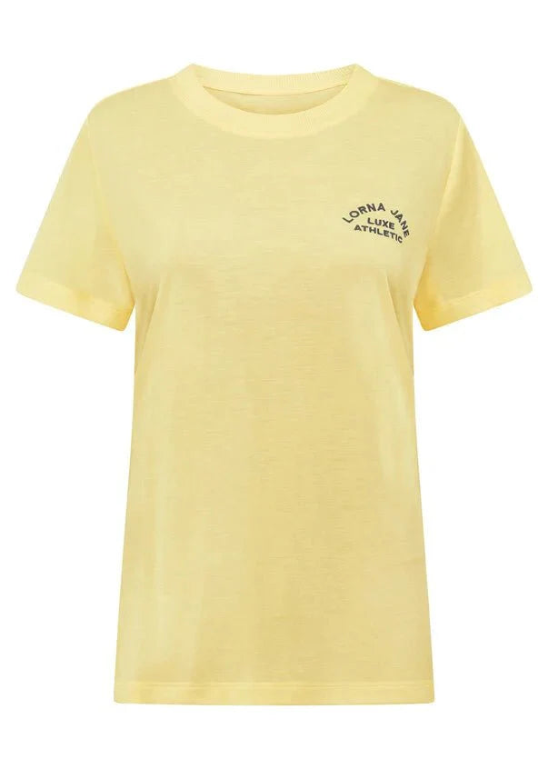 Lotus T-Shirt - Lemon Cream
