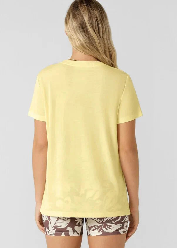 Lotus T-Shirt - Lemon Cream