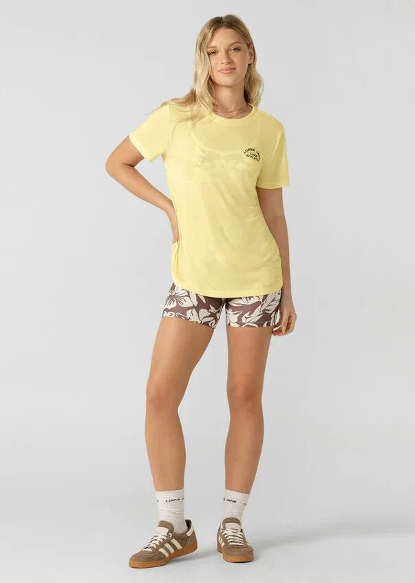 Lotus T-Shirt - Lemon Cream