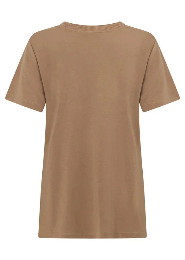 Lotus T-Shirt - Walnut