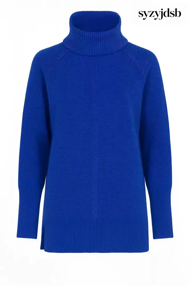 Maglia girocollo con collo staccabile - Blu China / M (41) - MAGLIA
