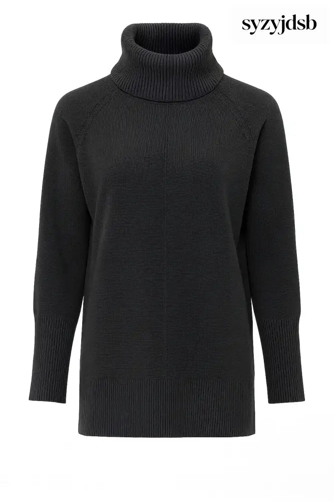 Maglia girocollo con collo staccabile - Nero / M (41) - MAGLIA