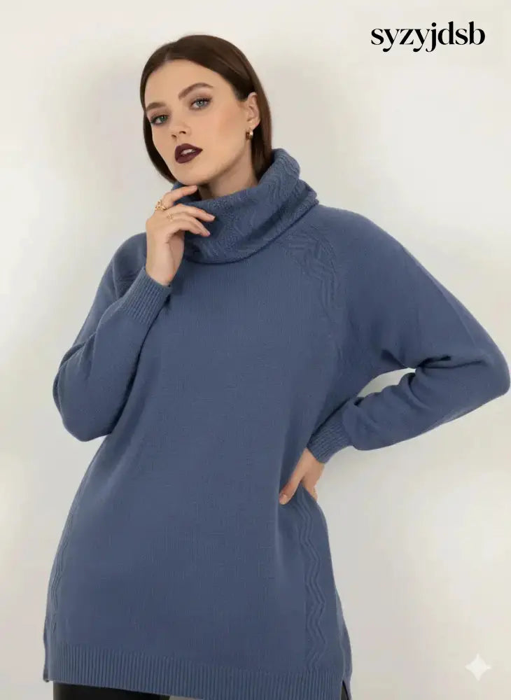 Maglia girocollo con lavorazione a rilievo - MAGLIA
