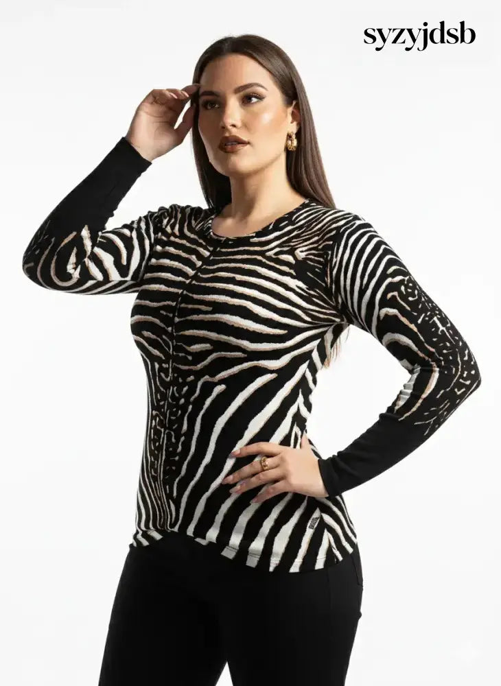 Maglia girocollo stampata - MAGLIA