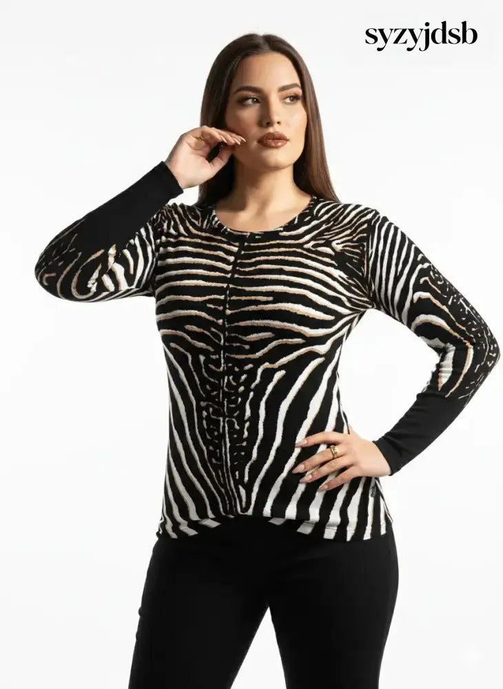 Maglia girocollo stampata - MAGLIA