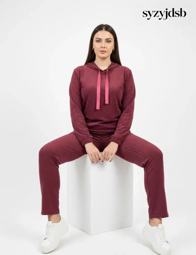 Pantalone gamba dritta in ciniglia - PANTALONE