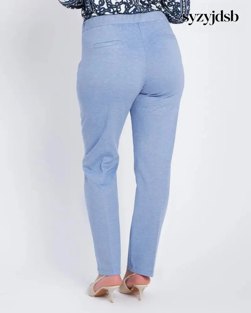 Pantalone wide leg con abbottonatura frontale DENIM - PANTALONE