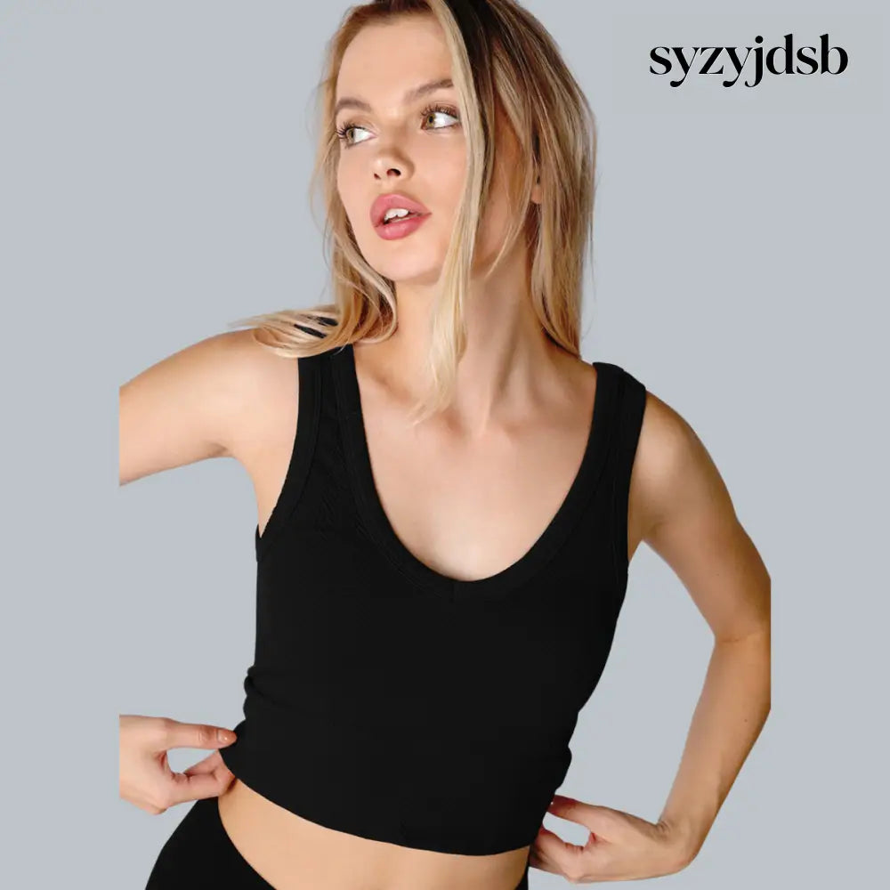 REVERSIBLE HERRINGHOME CROP TOP - BLACK / One size - Top