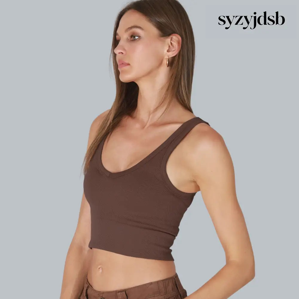 REVERSIBLE HERRINGHOME CROP TOP - FRENCH ROAST / One size - Top
