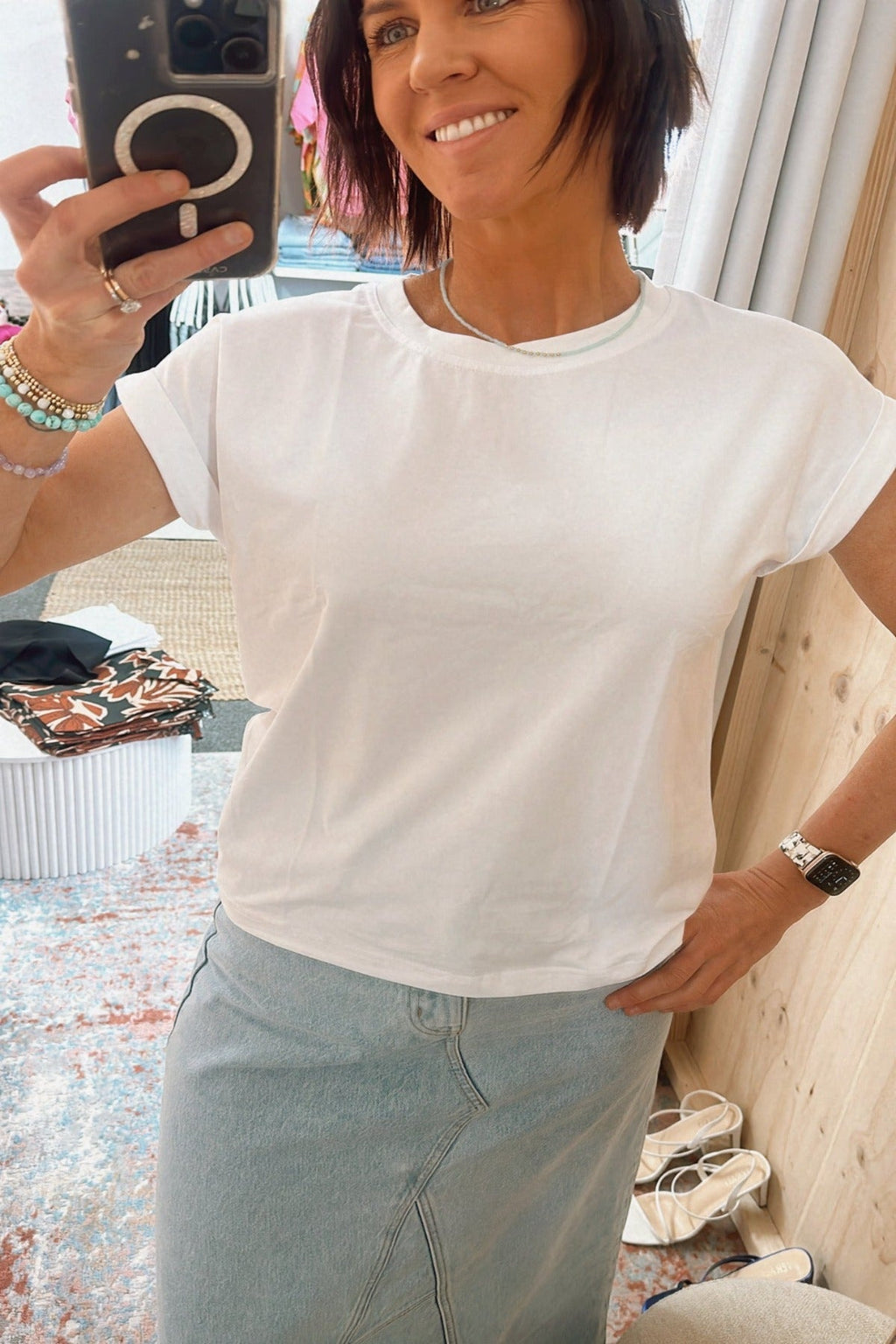 Rhodes Tee - White