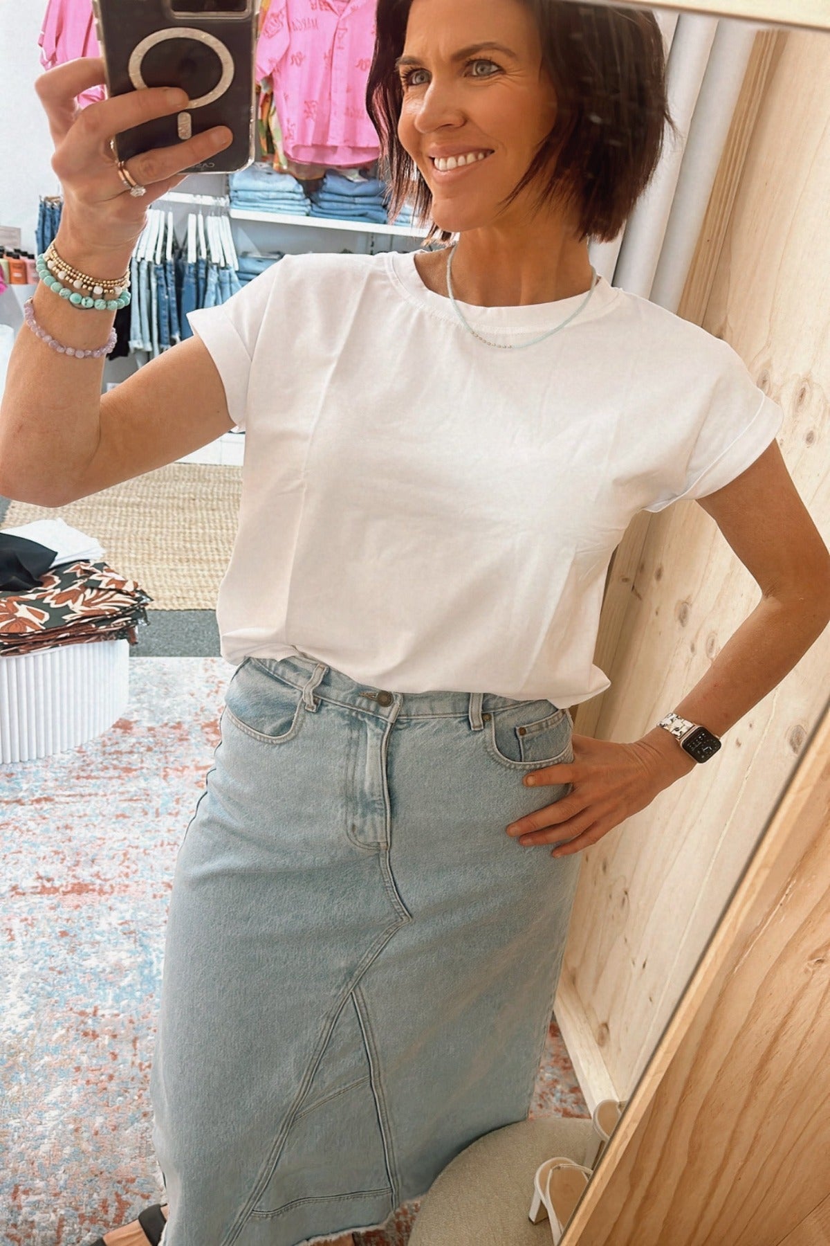 Rhodes Tee - White