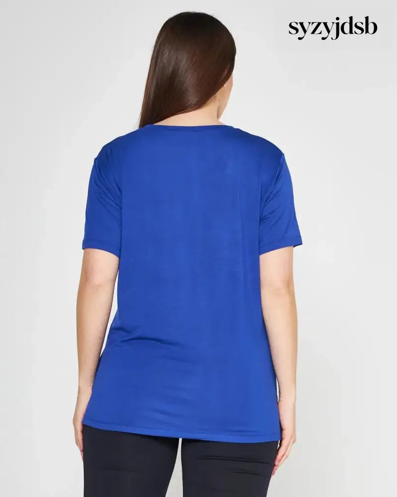 T-shirt raso ROYAL BLUE - T-SHIRT