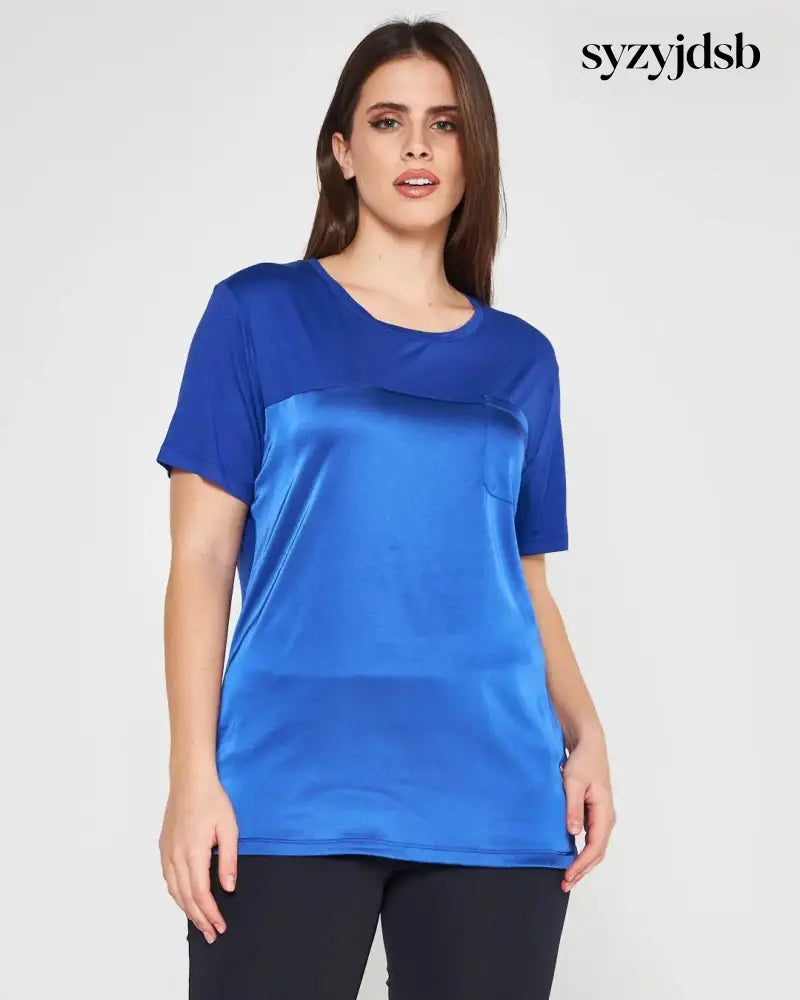 T-shirt raso ROYAL BLUE - T-SHIRT