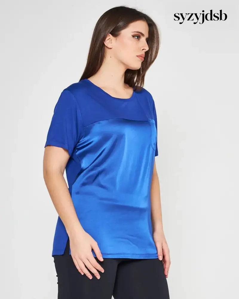 T-shirt raso ROYAL BLUE - T-SHIRT