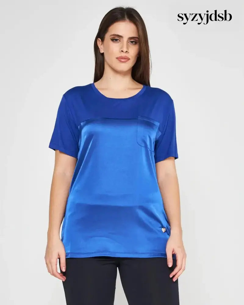 T-shirt raso ROYAL BLUE - M - T-SHIRT