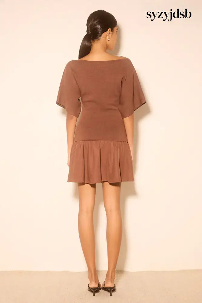 Venture Knit Combo Mini Dress - Dress