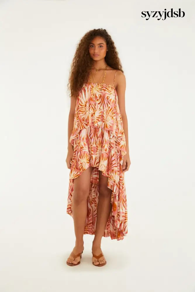 VESTIDO MIDI BALONE MULLET MAR DE CONCHA E - Dress